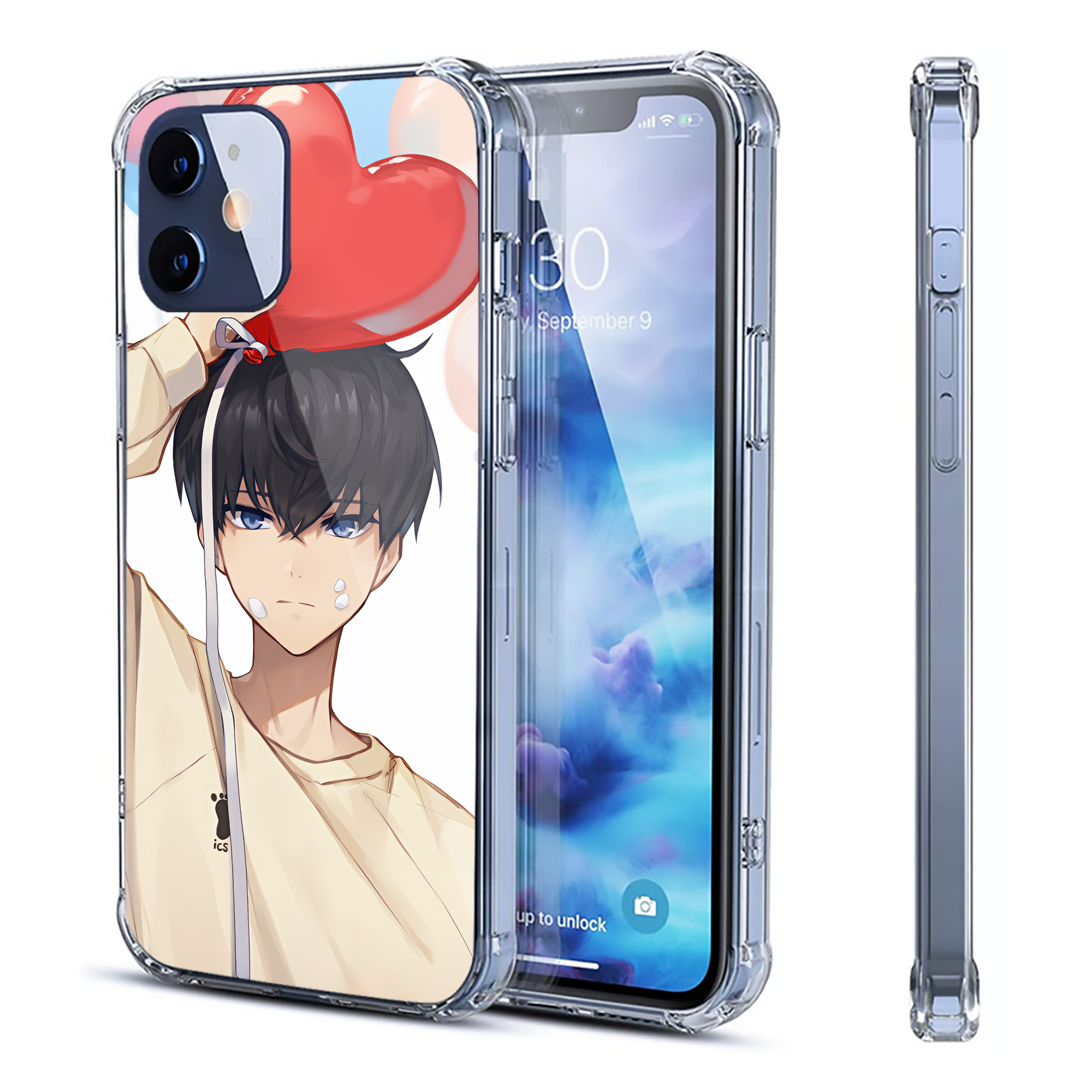 （画像用） ハイキュー!! Haikyu!! 【iPhone 12シリーズ対応】透明スマホケース（クリアソフトケース）